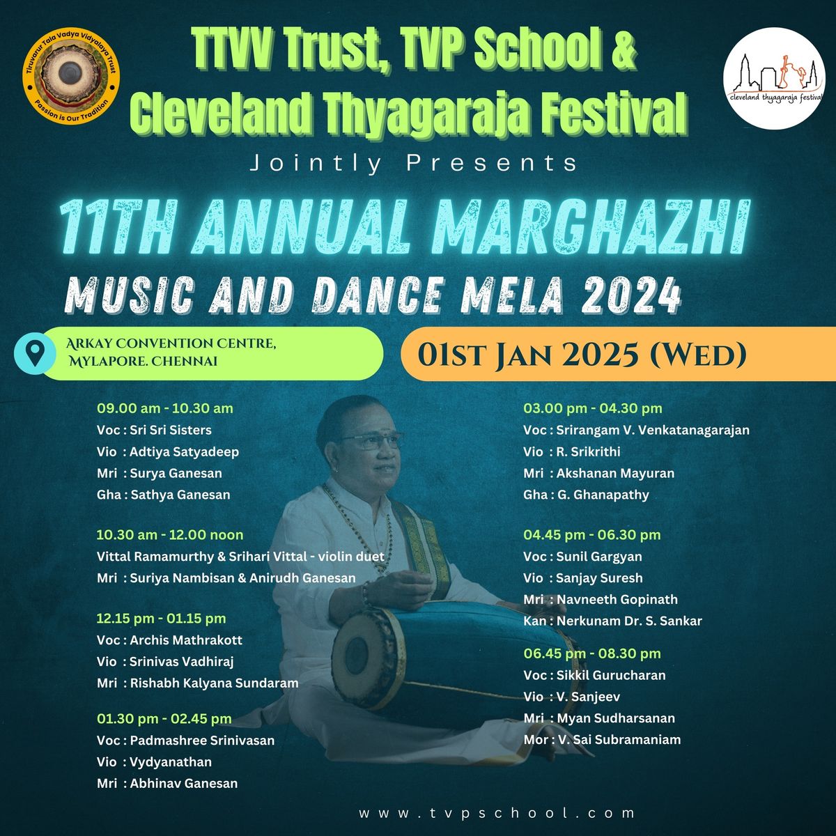 11th Annual Margazhi Music and Dance Mela