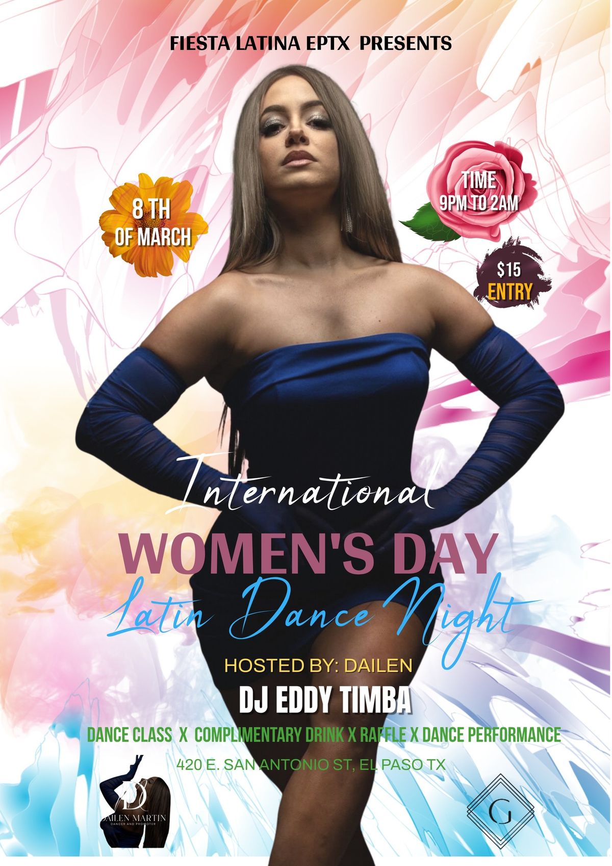 \ud83d\udc83\ud83c\udffbInternational Women\u2019s Day Latin Dance Night\ud83c\udf38