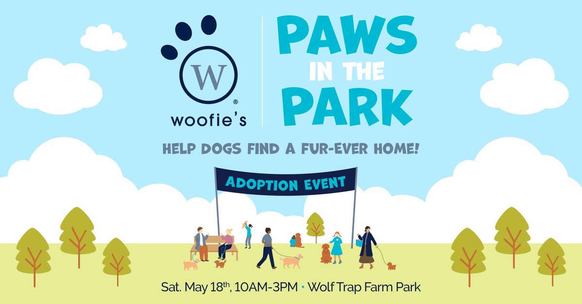 1st Annual Paws in the Park Adoption Event
