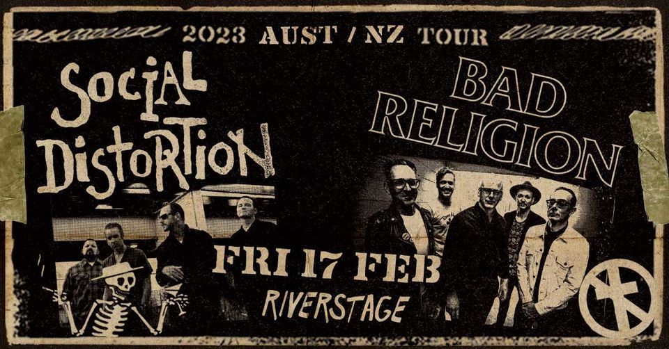 bad religion tour 2023 opening act