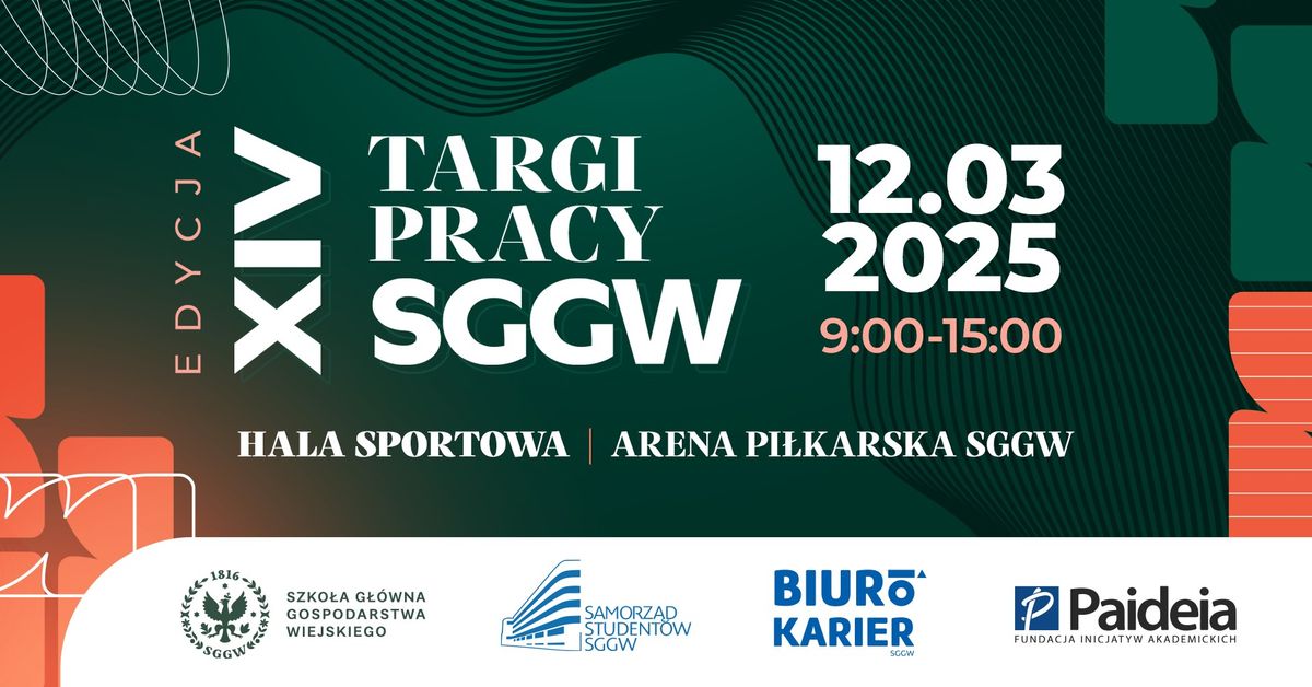 XIV Targi Pracy SGGW \/\/ Kampus SGGW \/\/ 12.03.25