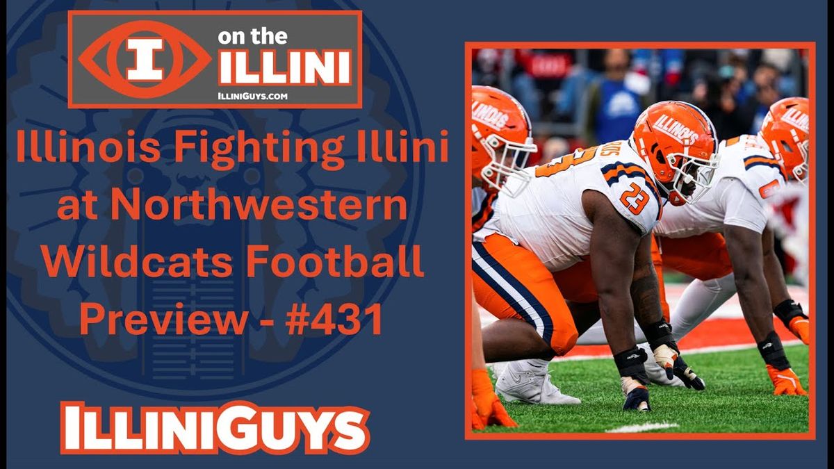 Northwestern Wildcats at Illinois Fighting Illini Football at Memorial Stadium-IL