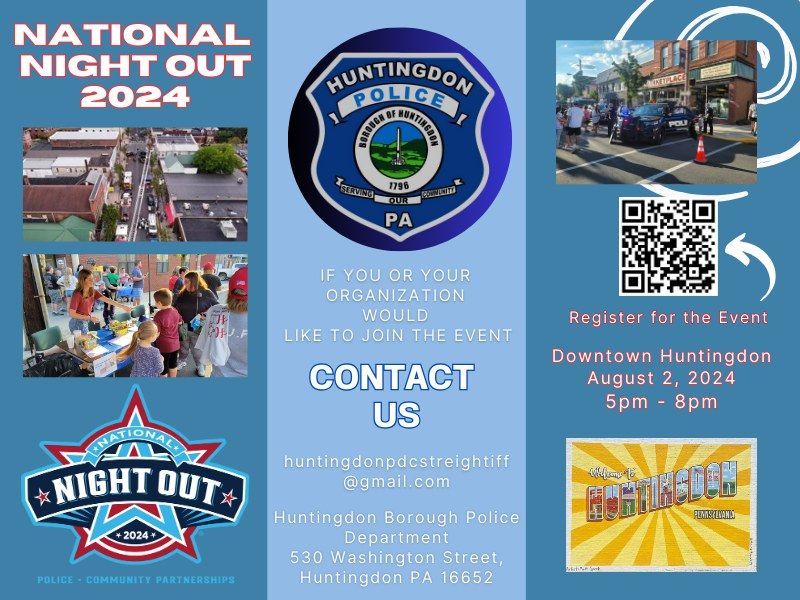 Huntingdon's National Night Out 2024