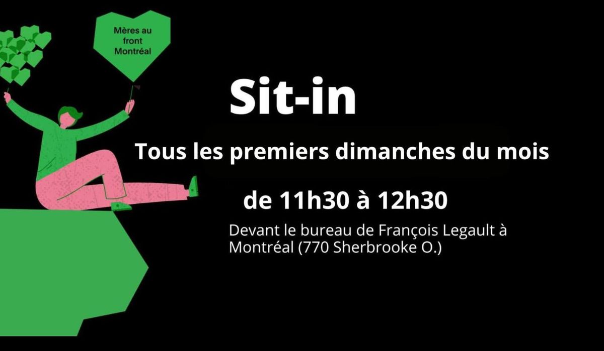 Sit-in mensuel de M\u00e8res au front Montr\u00e9al