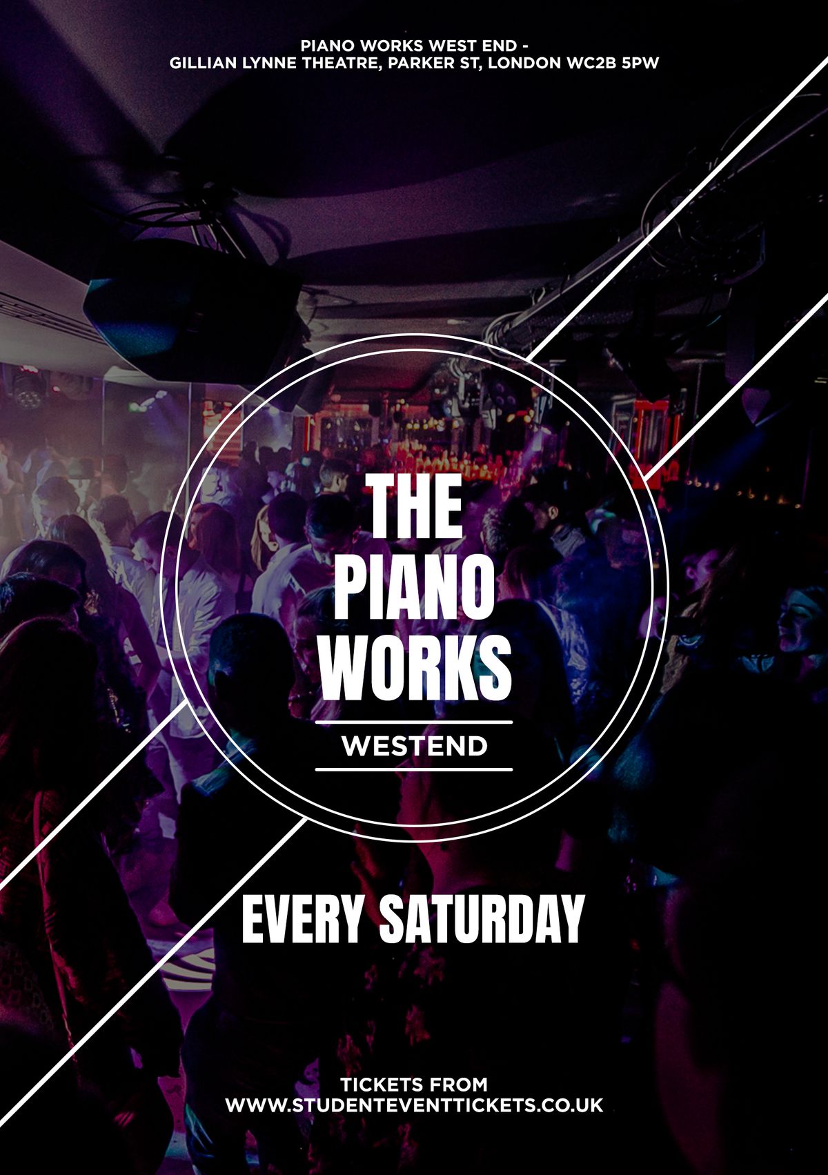 PIANO WORKS  WEST END - SATURDAY 2ND NOVEMBER