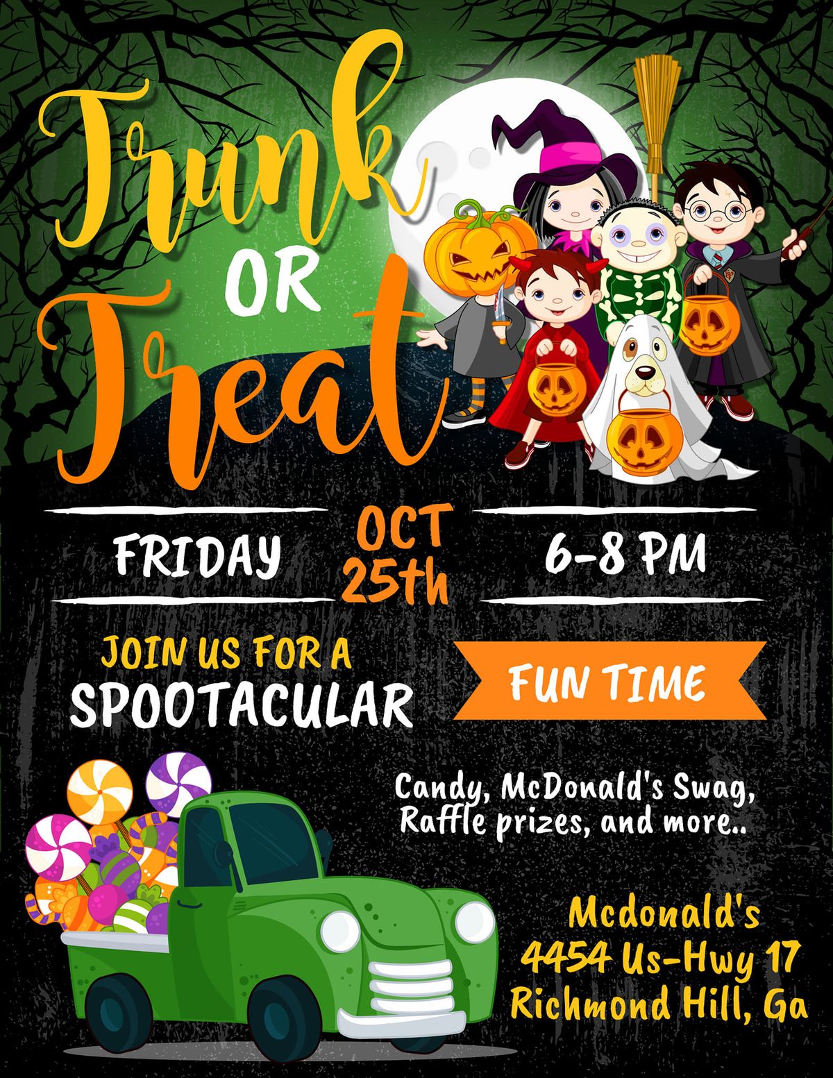 Annual McDonald's Trunk or Treat 