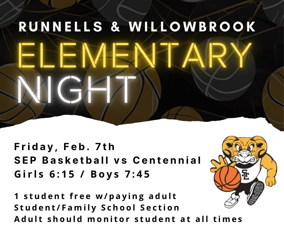 Runnells & Willowbrook Elementary Night