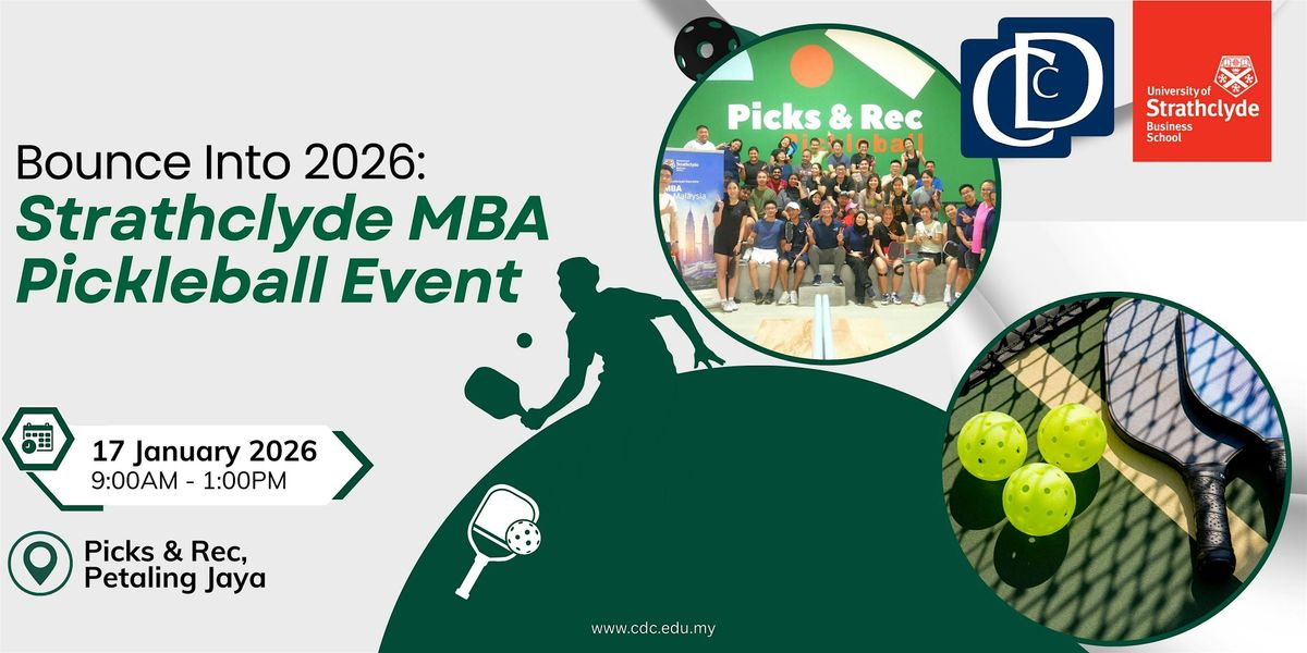 Bounce Into 2026: Strathclyde MBA Pickleball Event