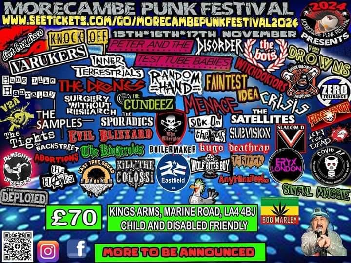 Eastfield back at Morecambe Punk Festival