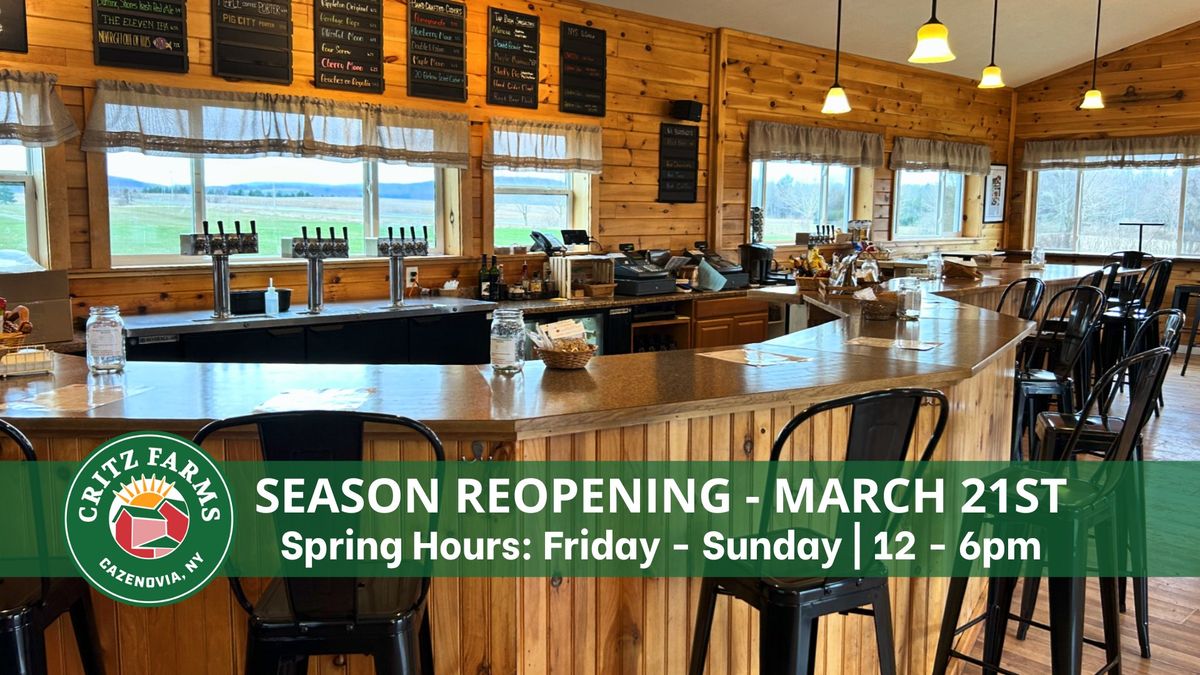 Critz Farms Season Reopening