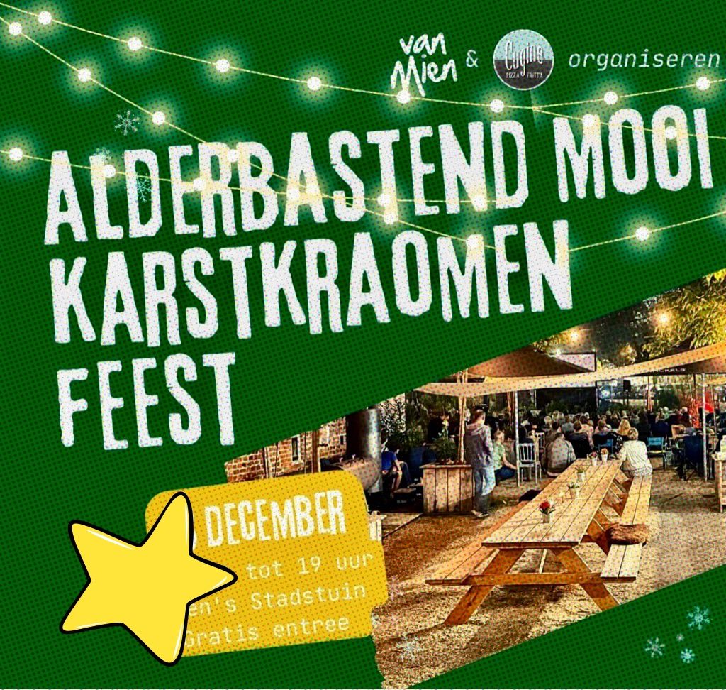 Alderbarstend Mooi Karstkraomenfeest