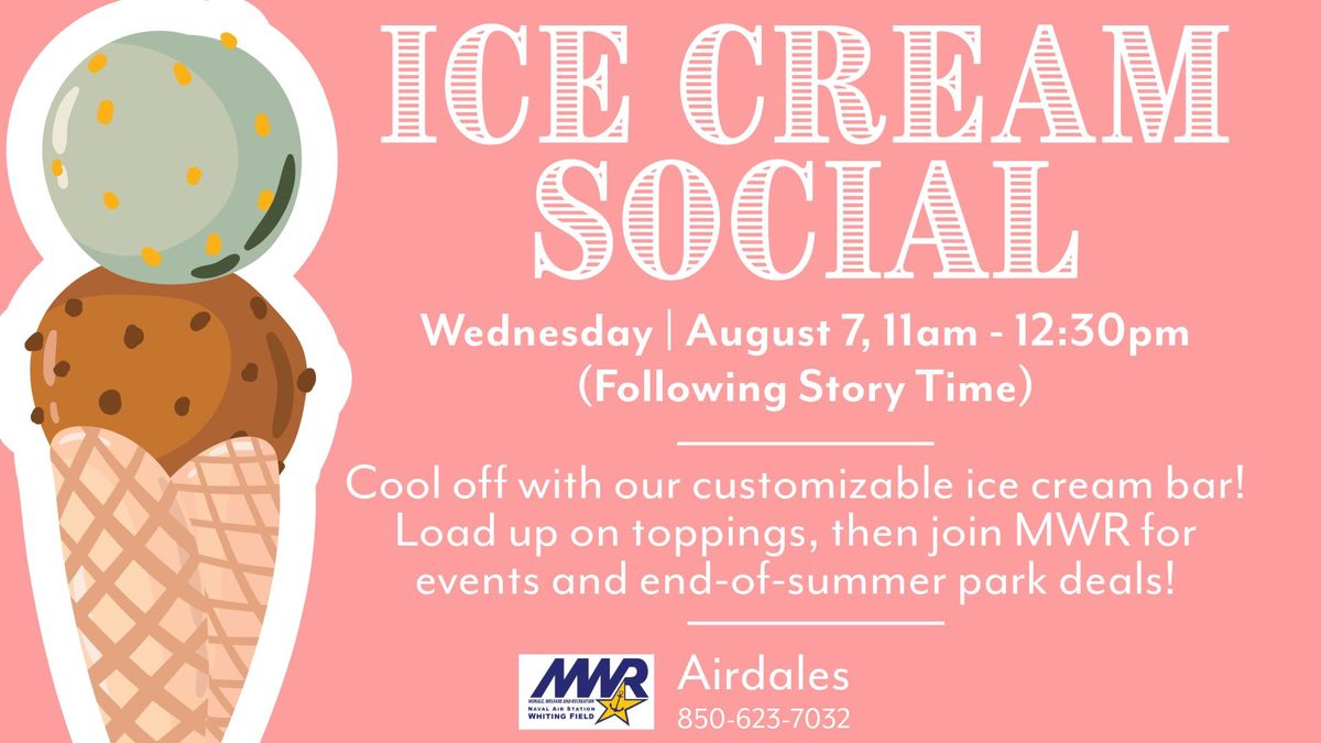 Ice Cream Social at Airdales