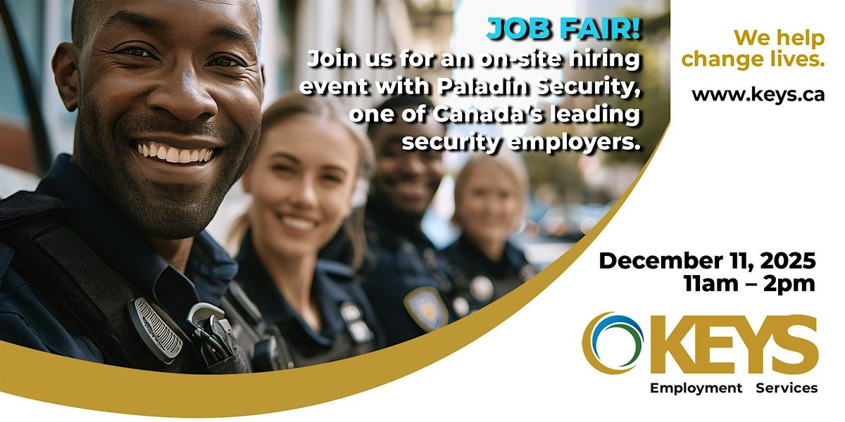 Job Fair at KEYS: Meet Paladin Security!