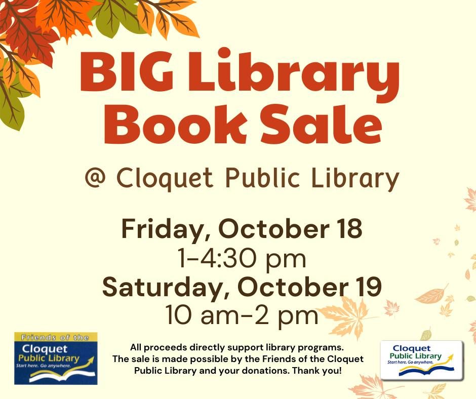 BIG Library Book Sale!