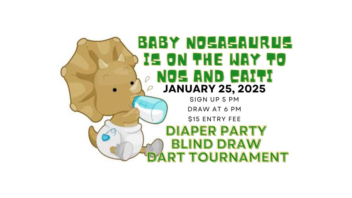 Diaper Party Blind Draw Dart Tournament