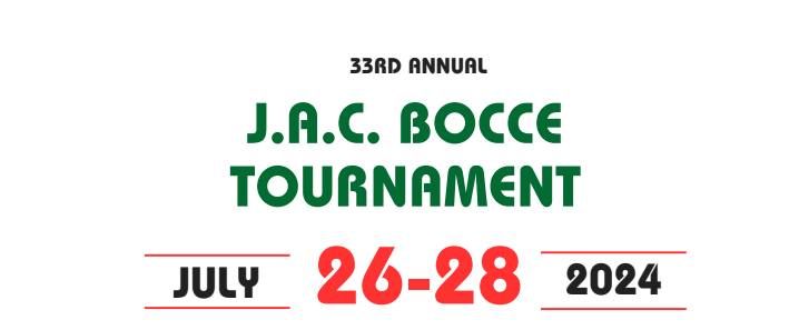 JAC Bocce Tournament - 33rd Annual