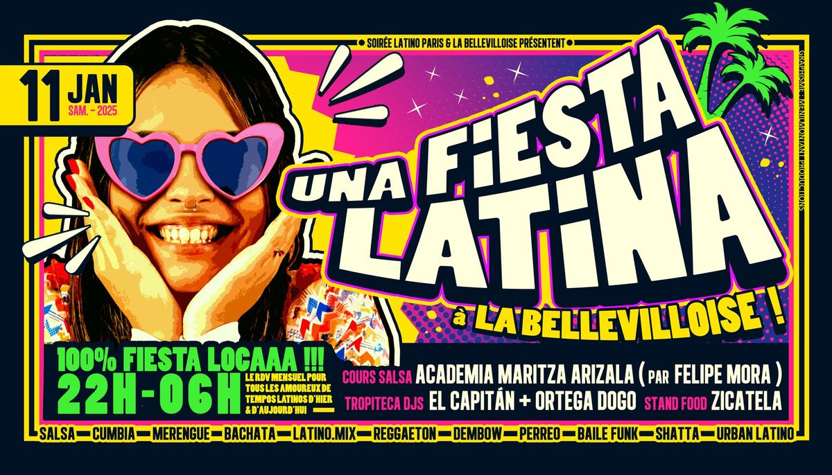 UNA FiESTA LATiNA \u2764\ufe0f Le rdv des amoureux de musiques latines \u00e0 La Bellevilloise