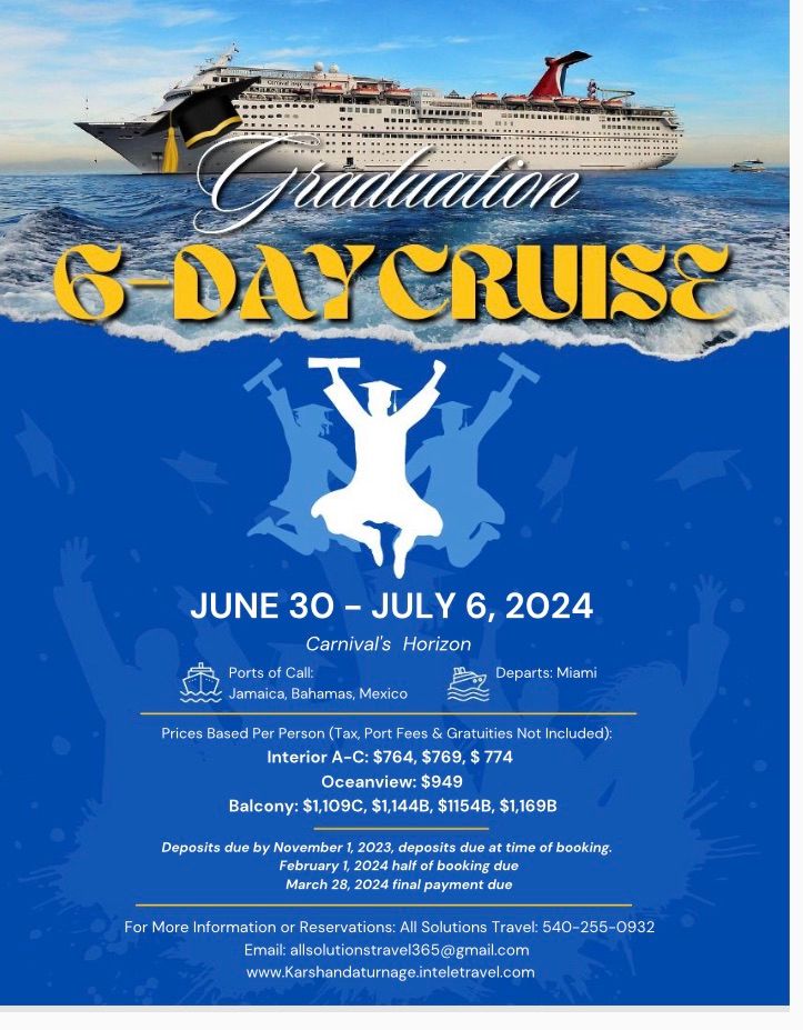 2024 Graduation Cruise