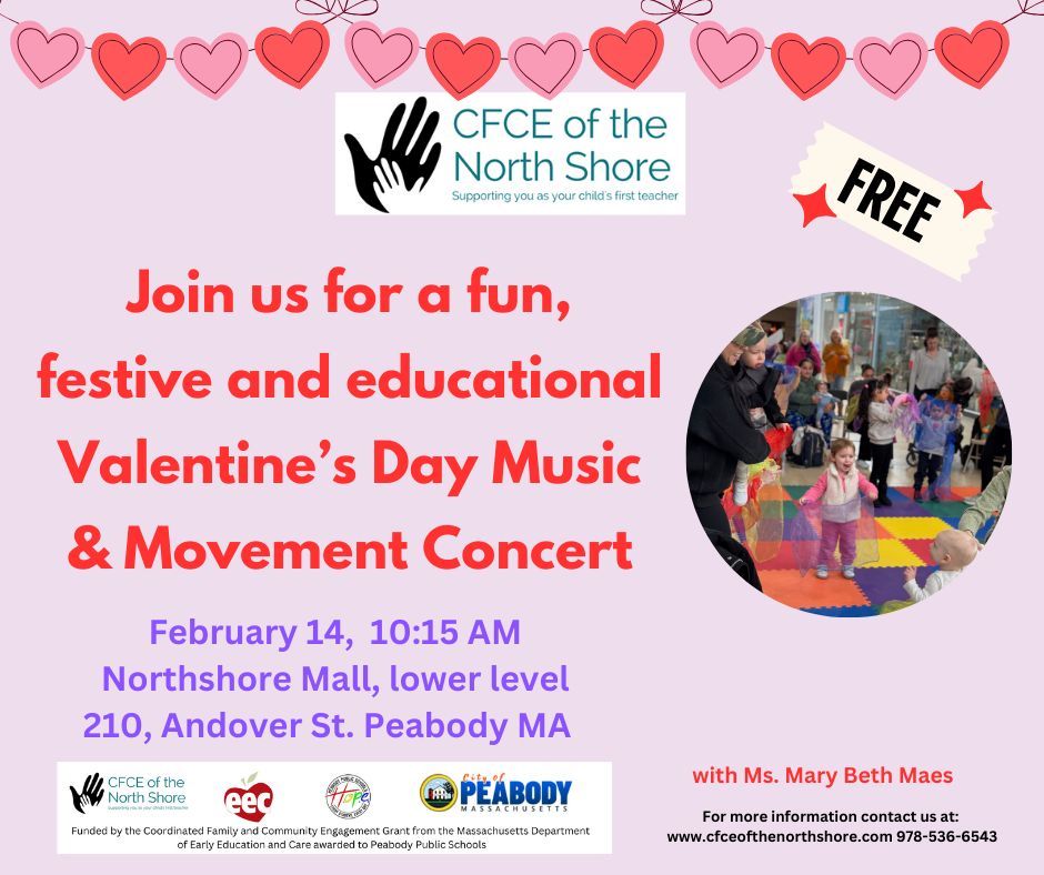 Velentine's DayMusic and Movement Concert 