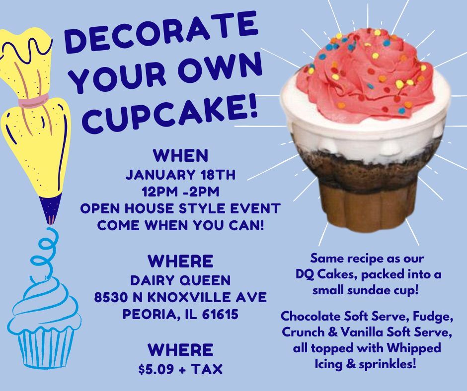 DIY Cupcake day at DQ! 