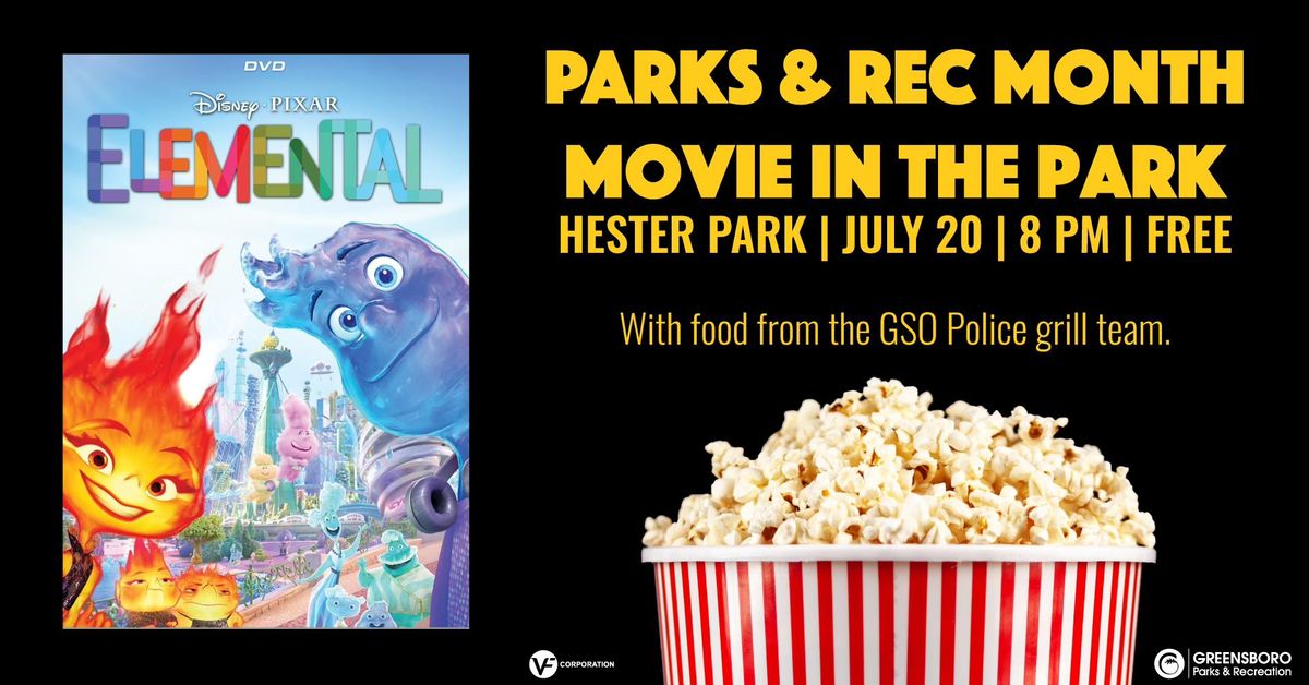Parks and Rec Month - Movie in the Park