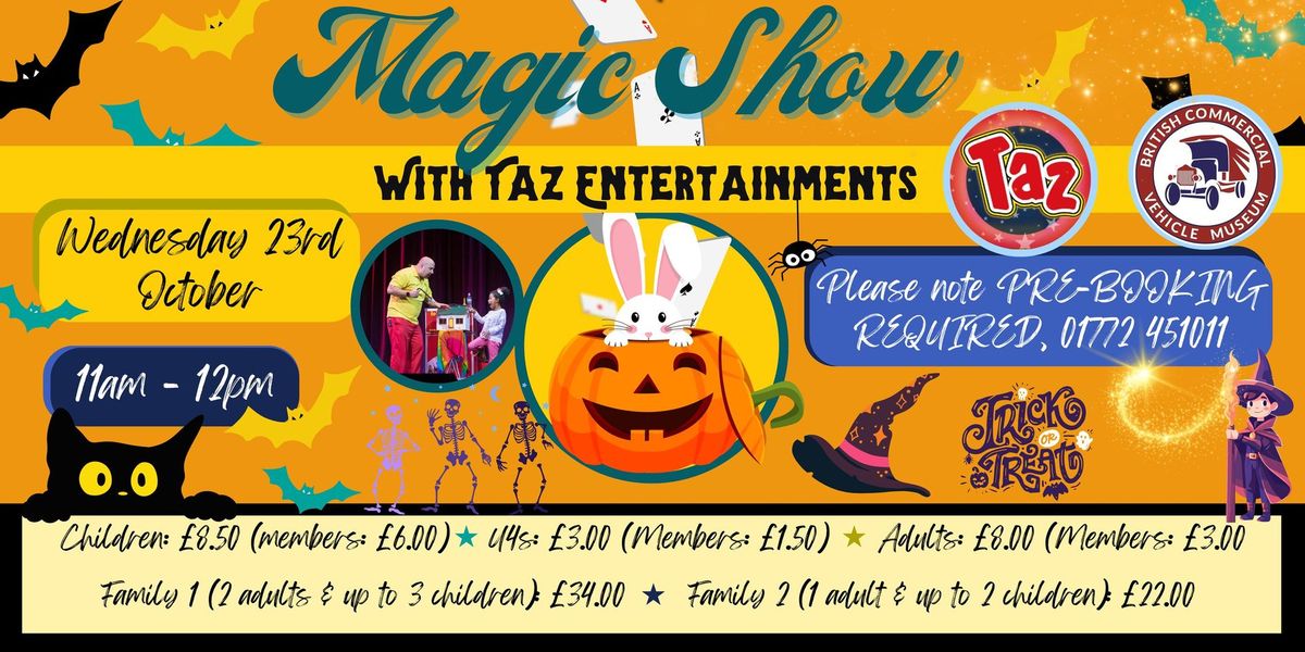 Mysterious Magic Show with Taz Entertainments 