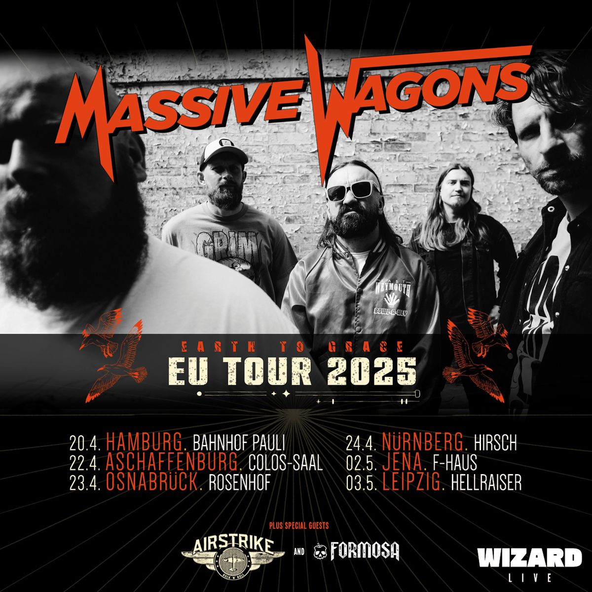 Massive Wagons - 'Earth To Grace' European Tour \/ Leipzig