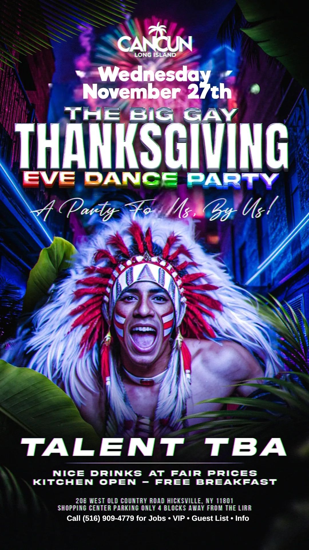 THANKSGIVING EVE GAY PARTY @ CANCUN LI