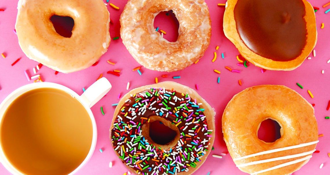 Coffee and Donuts at the Pool