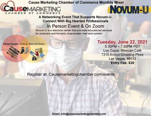 Cause Marketing Chamber of Commerce Monthly Mixer June 22