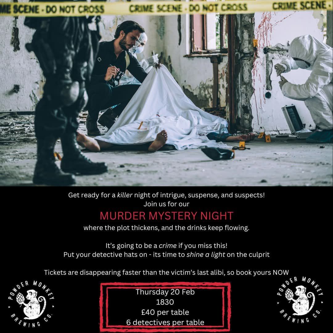 A  Killer Night Awaits - Join us for a Murder Mystery Night that is to die for!\n\n