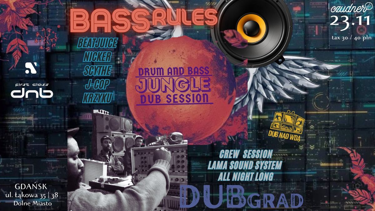 DRUMandBASS JUNGLE DUB SESSION | Bass Rules | Dub Grad 