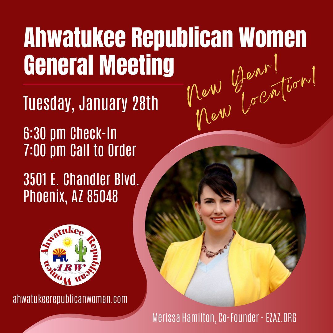 Ahwatukee RW General Meeting 