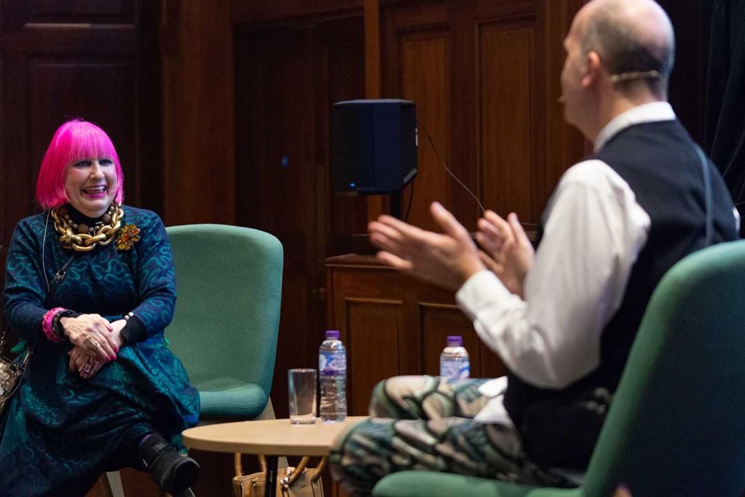 Talk: Dame Zandra Rhodes in conversation with Dennis Nothdruft