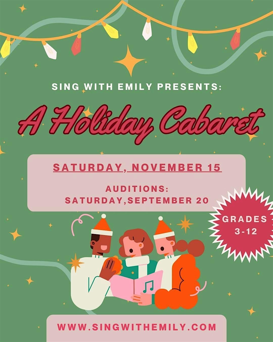 Sing with Emily Holiday Cabaret