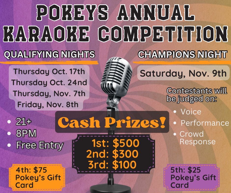 Pokeys 2024 Karaoke Competition!