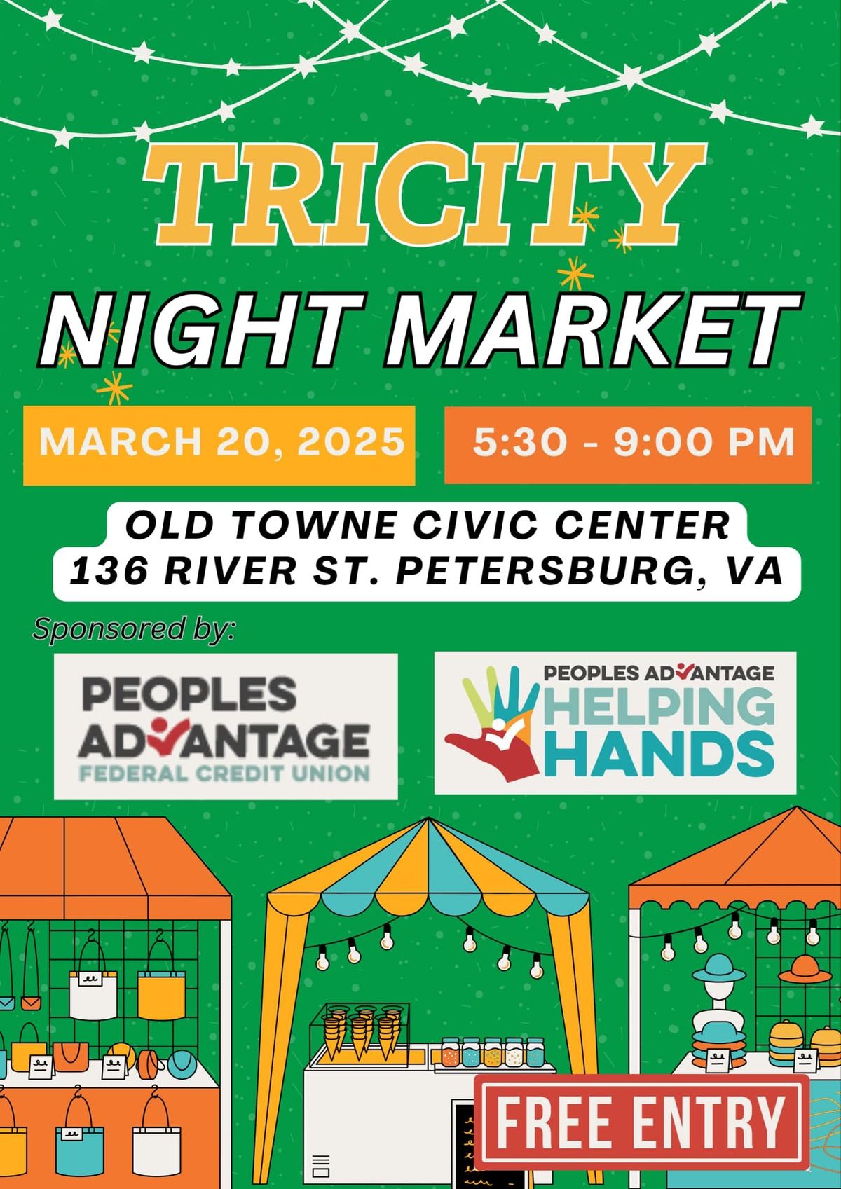 Tri City Night Market (Petersburg Night Market)