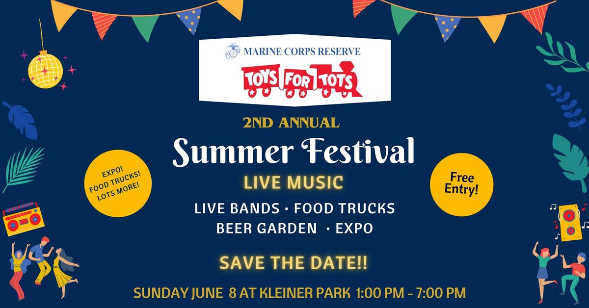 2nd Annual Marine Toys For Tots Summer Festival