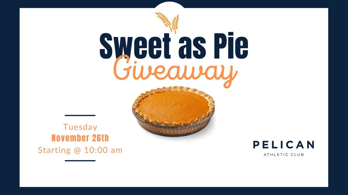 Thanksgiving Pie Giveaway 