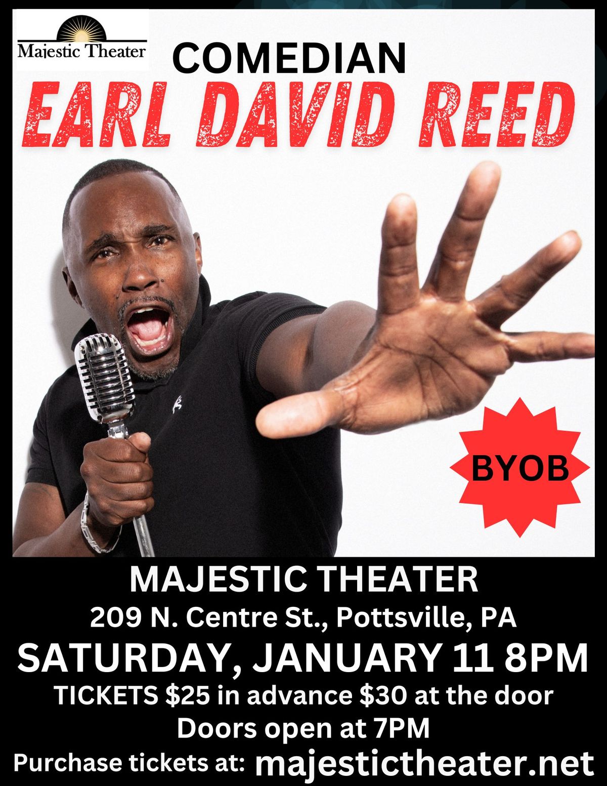 Comedian Earl David Reed