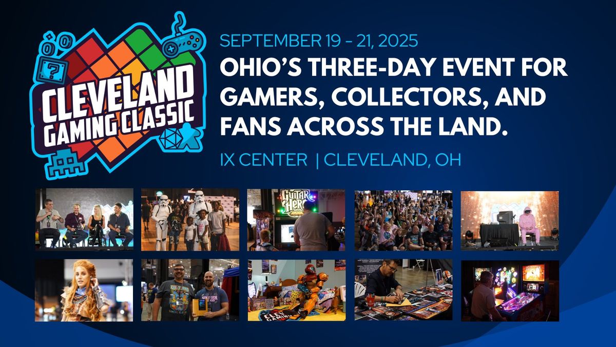 Cleveland Gaming Classic Convention 2025