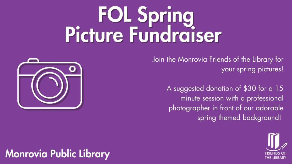FOL Spring Picture Fundraiser
