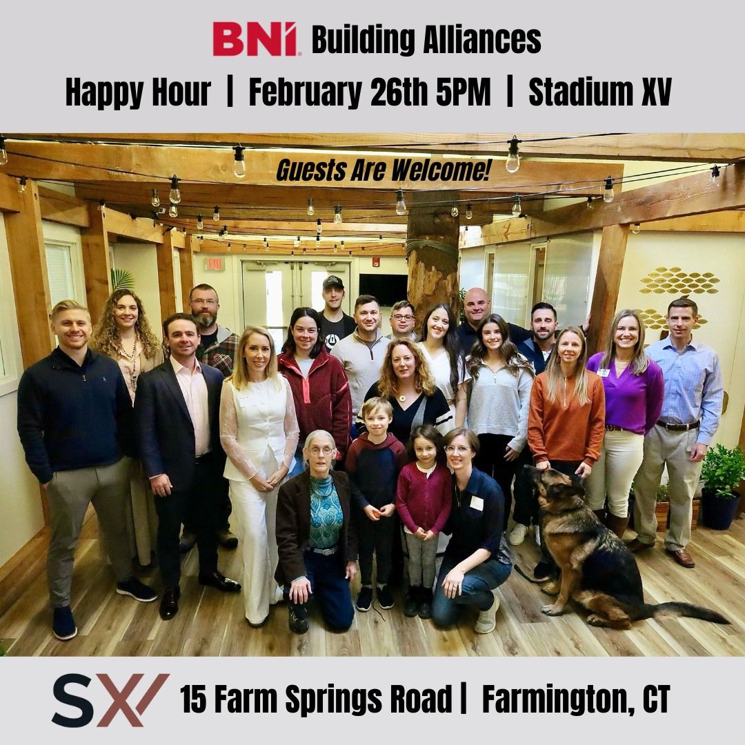 BNI Building Alliances Happy Hour