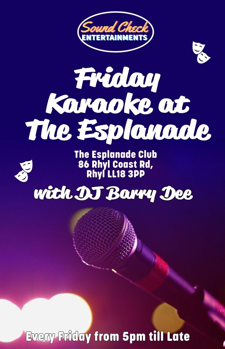 Friday Night Karaoke At The Esplanade