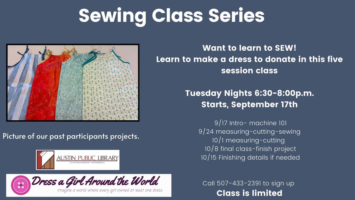 Sewing Class Series