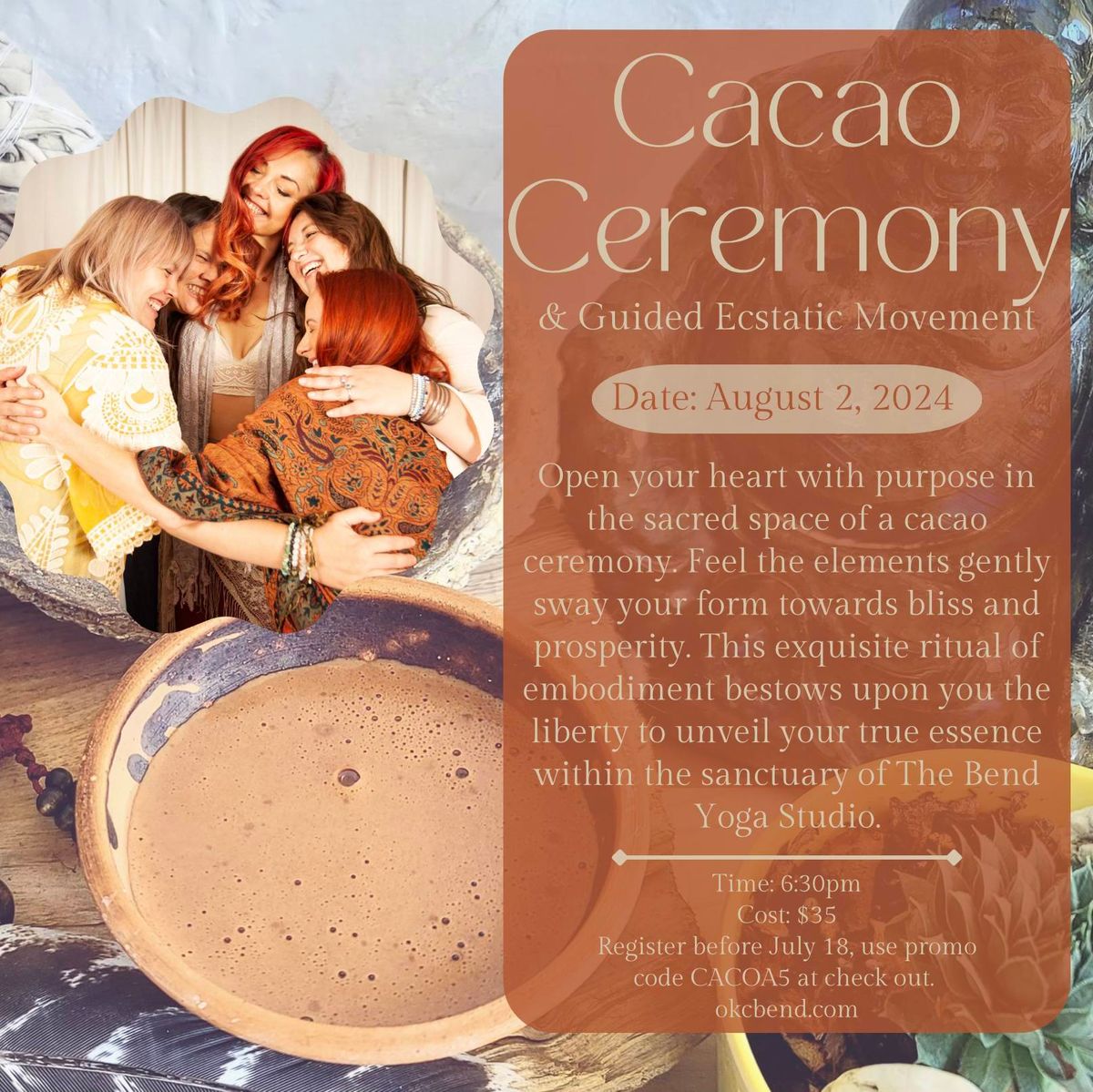 Cacao Ceremony & Guided Ecstatic Movement