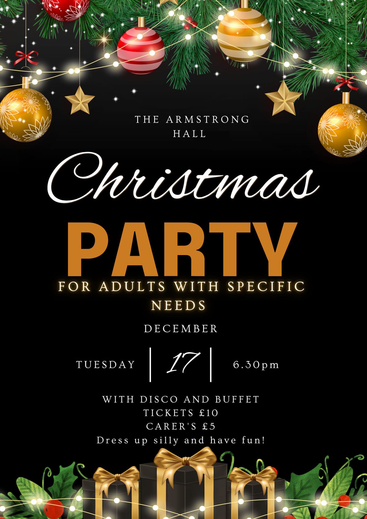 Specific needs xmas party