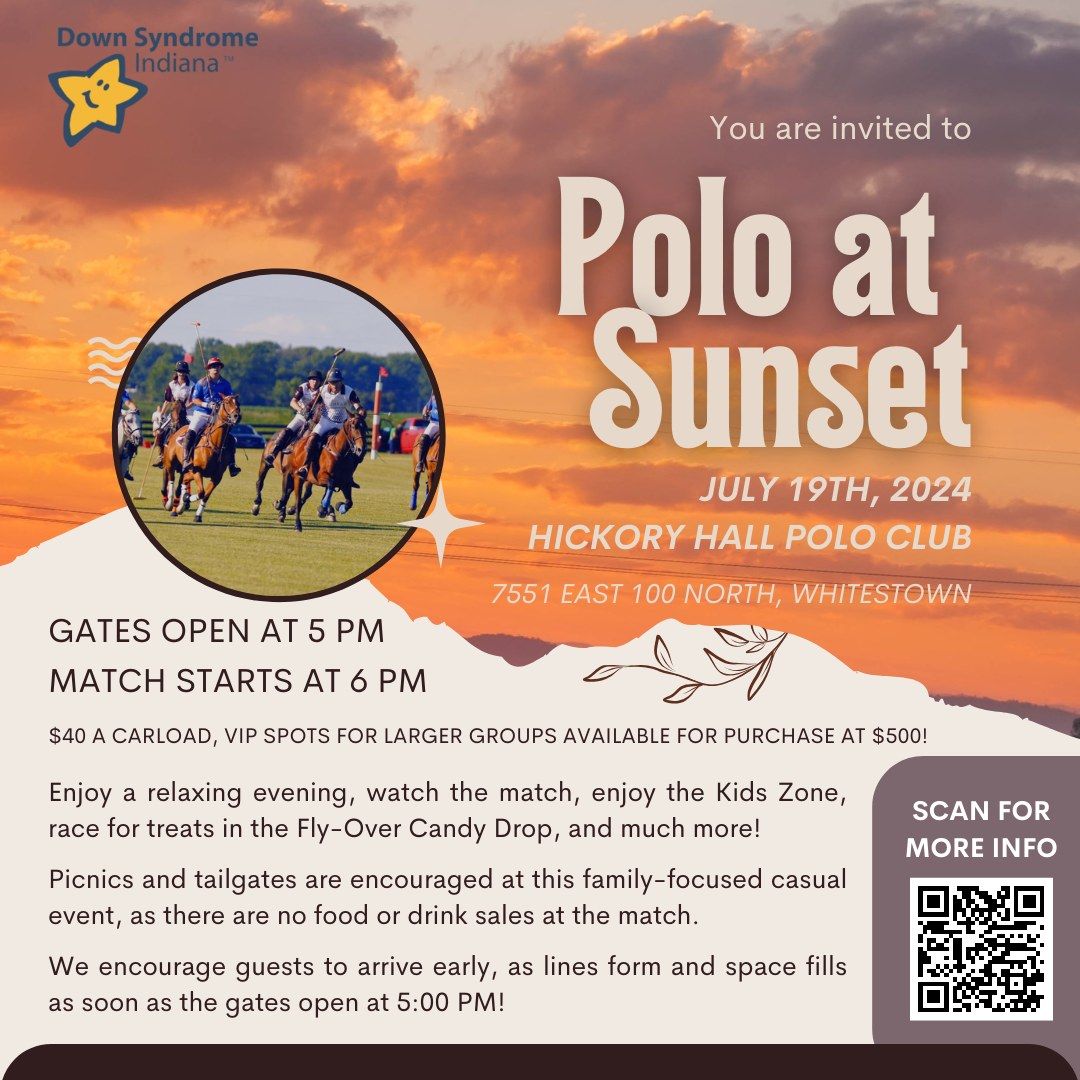 Polo at Sunset Benefitting Down Syndrome Indiana 