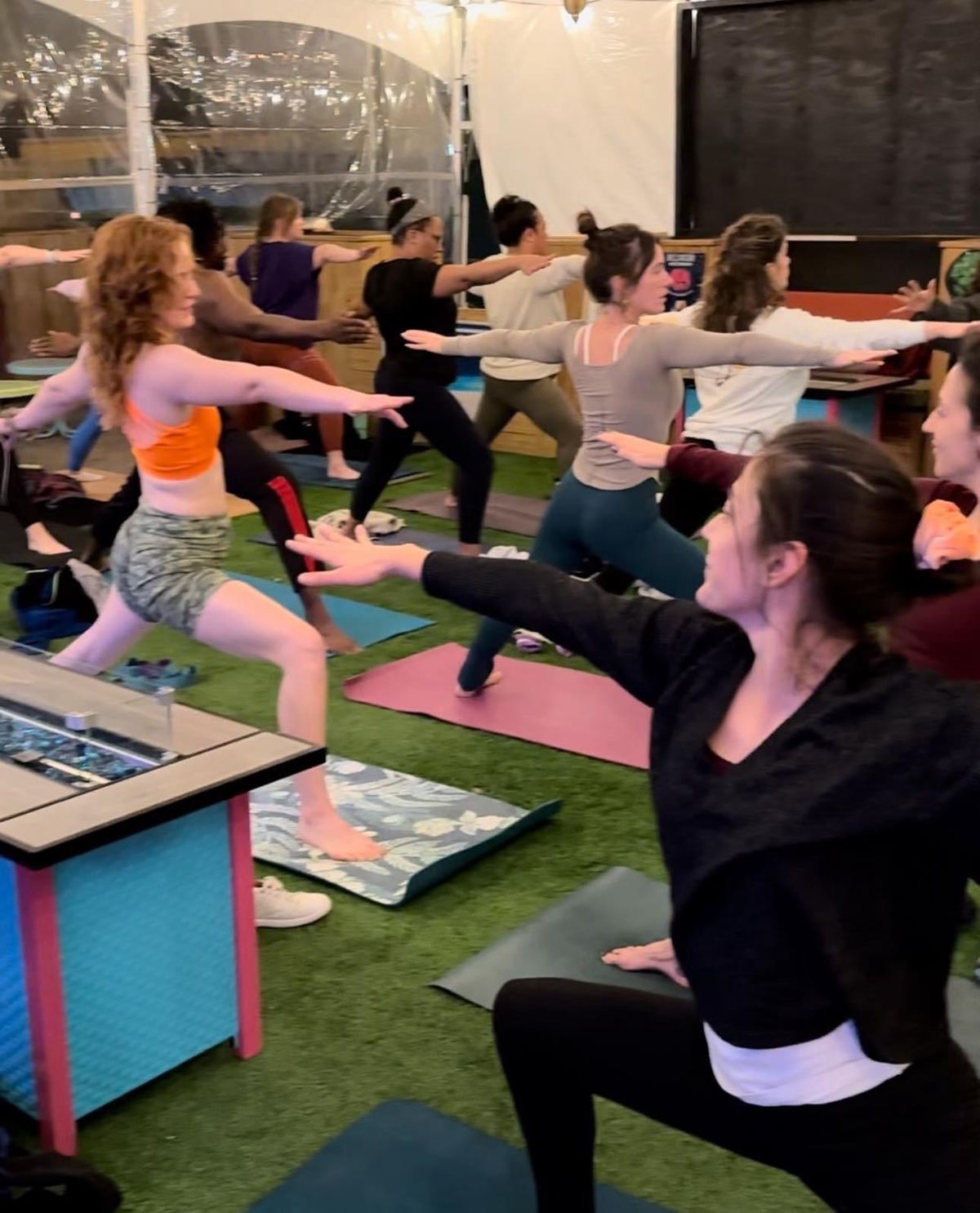 Outdoor Yoga at Pelican to Mars! 