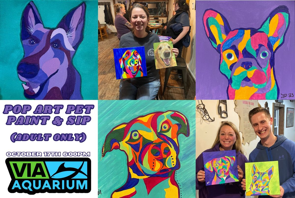 Pop Art Pet Paint & Sip